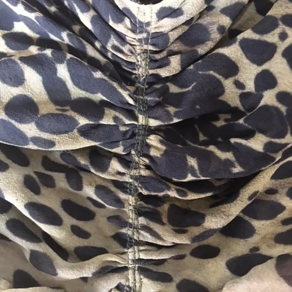 Isabel Marant Etoile Collen Gathered Leopard Skirt - Picture 8 of 8